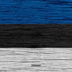 Download wallpapers Flag of Estonia, 4k, Europe, wooden texture