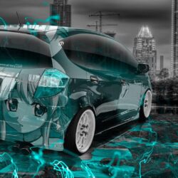 Honda Fit JDM Anime Girl Aerography City Car 2015