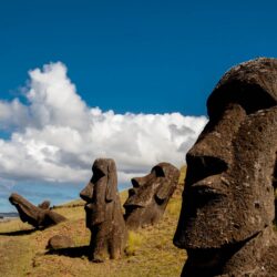 Chile Easter Island Rapa Nui Moai Statue Carved Image Idol Wallpapers