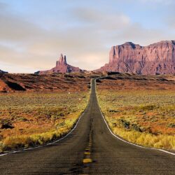 Monument Valley Road Wallpaper, iPhone Wallpaper, Facebook Cover