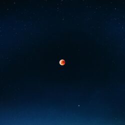 Download wallpapers full moon, red moon, eclipse, fiery
