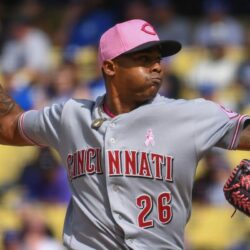 Reds place closer Raisel Iglesias on the disabled list with left
