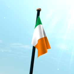 Ireland Flag 3D Free Wallpapers