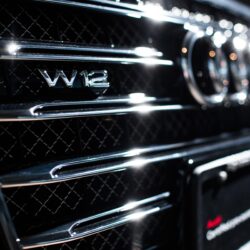 2012 Audi A8 W12 Badge and Grille