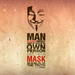 Anonymous Quote Oscar Wilde HD Desktop Wallpaper, Instagram photo