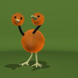 Pokemon Red and Blue: Doduo 3D Model