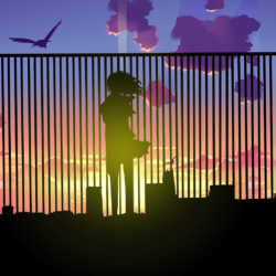 Wallpapers : sunlight, sunset, city, cityscape, night, anime