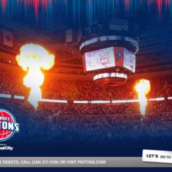 Detroit Pistons Palace Crowd Wallpapers