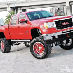 Gmc Trucks Wallpapers Advanced 2014 Gmc Sierra Lifted Red Image 106