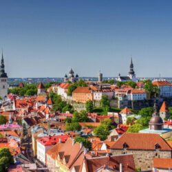 old town panorama estonia estonia roof tallinn HD wallpapers