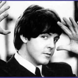 Paul McCartney Young Black white Wallpapers