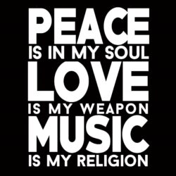Hd Wallpapers Of Peace Love Music
