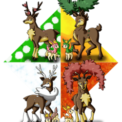 Deerling Seasons by louisalulu