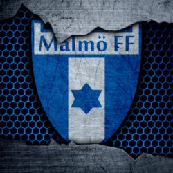 Download wallpapers Malmo, 4k, logo, Allsvenskan, soccer, football