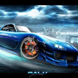 Mazda Rx7 Blue 10260 HD Wallpapers Pictures