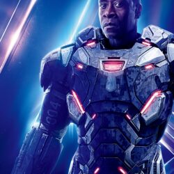 Don Cheadle as War Machine in Avengers Infinity War 5K Wallpapers