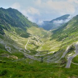 Transfagarasan mountain road Romania