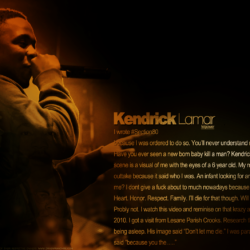 Kendrick Lamar Quotes Wallpaper. QuotesGram