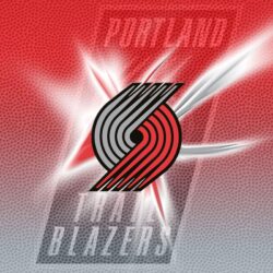 image of the trail blazers logos