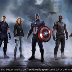 Civil War Captain America Team HD wallpapers