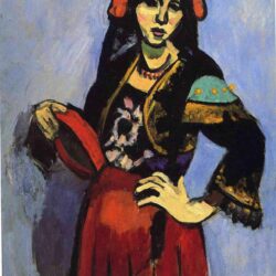 Spanish Woman With A Tambourine