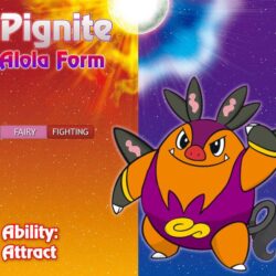 Alolan Pignite by Nintendo30