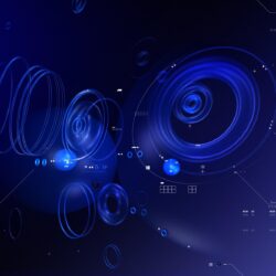 Wallpapers blue, black, abstract, white, circles, numbers