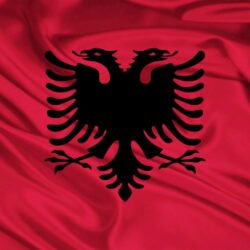 Albania Flag desktop PC and Mac wallpapers