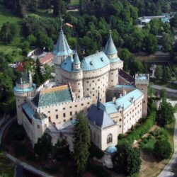 Wallpapers Castles Slovakia Castle Bojnicky Cities, free desktop