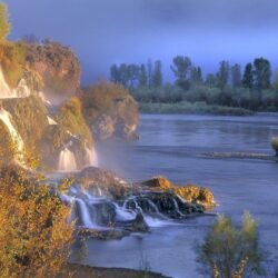 Rivers: Waterfalls Rivers Idaho New Hd Nature Wallpapers Free