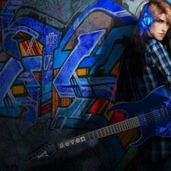 Rock and roll man Graffiti Wallpapers