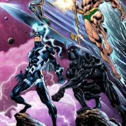 Fantastic Four Allies: Silver Surfer, Namor, Black Bolt and Black