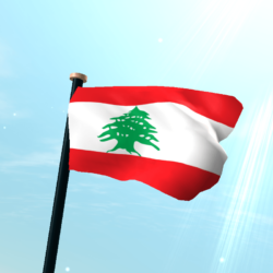 Lebanon Flag 3D Free Wallpapers