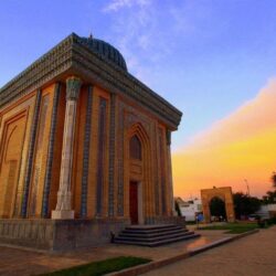 Religious: Abu Mansur Mosque Samarkand Uzbekistan Islam Beautiful