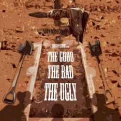 the good the bad the ugly fan poster by hessam