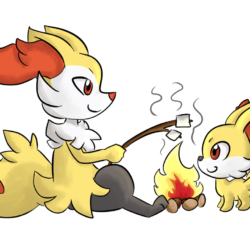 Fennekin and Braixen