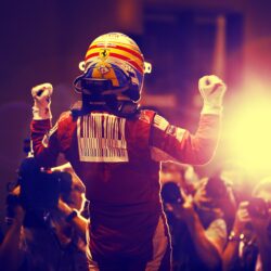 Ferrari, Singapore, Formula One, victory, Fernando Alonso :: Wallpapers