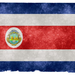 Costa Rica Grunge Flag HD Wallpapers
