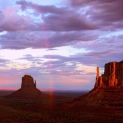 Download Wallpapers Monument Valley, Nature, Horizon, Cloud