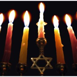HANUKKAH jewish festival holiday candelabrum candle menorah hanukiah