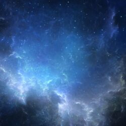 Download Blue Nebula, Galaxy, Stars, Universe Wallpapers