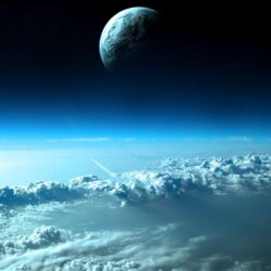 Clouds Outer Space Planets Earth Wallpapers []