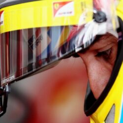 Fernando Alonso Helmet Close