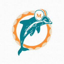 Miami Dolphins Logo, retro, HD Wallpapers and FREE Stock