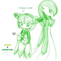 Cosmo Forever image Cosmo and Gardevoir HD wallpapers and backgrounds