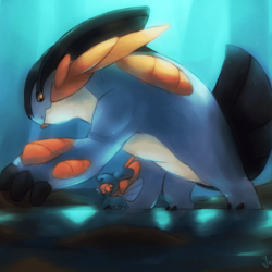 Mega Swampert by JellyEnvy