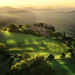 Tuscany sunrise Wallpapers