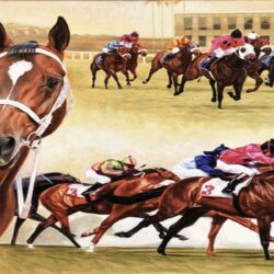Horse Racing Strong Animals Wallpapers and Picture