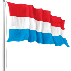 Luxembourg Waving Flag Image