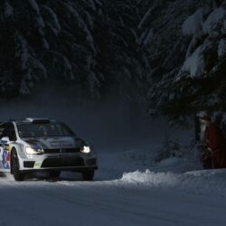 Volkswagen polo r wrc headlights night racing wallpapers